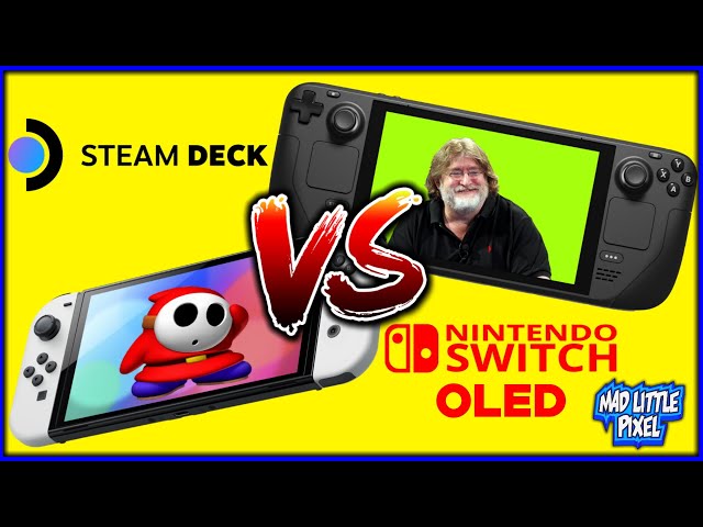 Valve Steam Deck Versus Nintendo Switch OLED! Which Is The Better Buy?