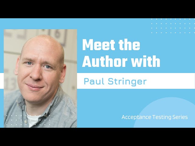 Meet the Author with Paul Stringer