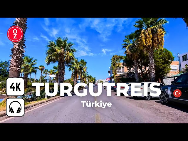 TURGUTREIS - Türkiye 🇹🇷 4K Driving Tour to Gümüşlük in Bodrum