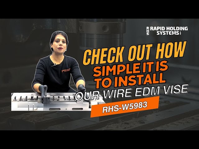 🔧 Check out how simple it is to install our Wire EDM Vise!