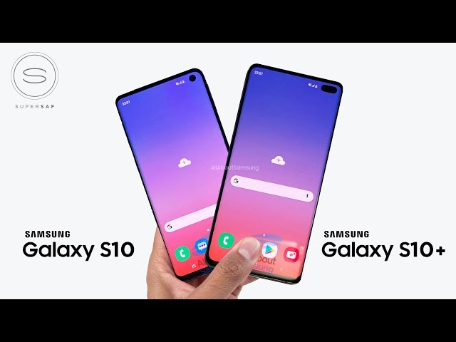 Samsung Galaxy S10 & S10 Plus - BEST Look Yet!