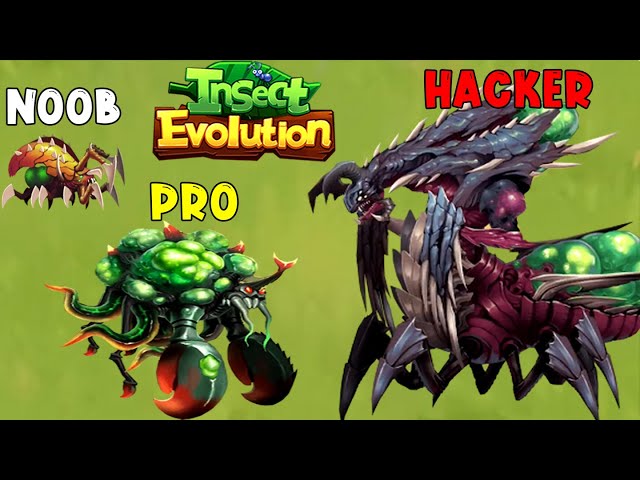 NOOB vs PRO vs HACKER ~ Insect Evolution Part 16 GamePlay All Levels