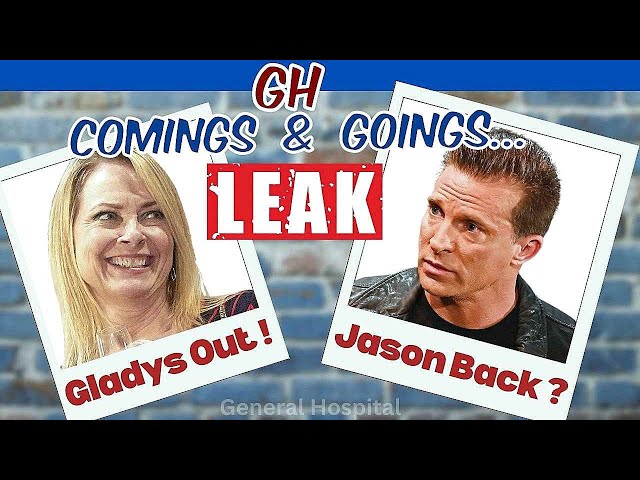 General Hospital Comings & Goings LEAK: Gladys Out & Jason Morgan Back? #gh #generalhospital