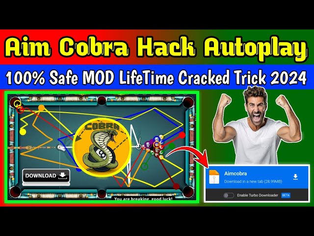 Aim Cobra 8 Ball Pool | Autoplay Hack 🤑 | "FREE" LifeTime Cheto 🎱 | 8 Ball Pool Hack | 100% Working