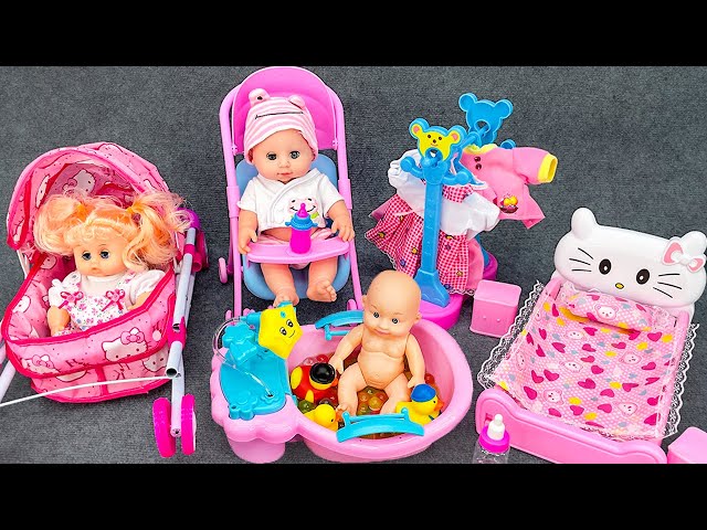 Satisfying with Unboxing Bunny House Toys Collection, Cute Doll Bathtub | Review Toys