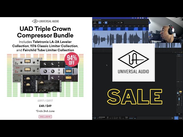 Get Universal Audio Triple Crown Compressor Bundle for just $49!