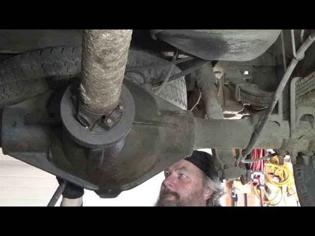 Replace a rear pinion seal on a GM Chevy 2500 HD