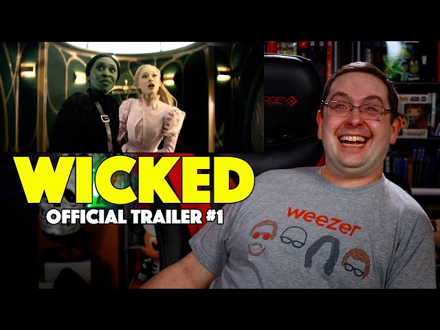 REACTION! Wicked Trailer #1 - Ariana Grande Movie 2024