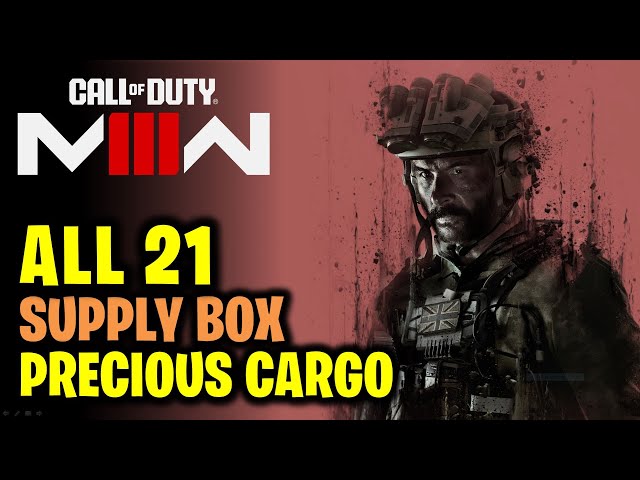 Precious Cargo: All 21 Weapons & Items Locations | Supply Box Collectibles | COD Modern Warfare 3