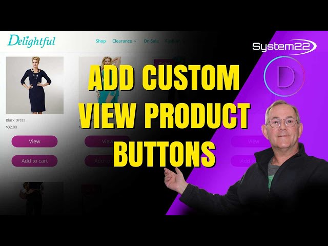 Divi Theme Custom Responsive Woocommerce View Product Buttons