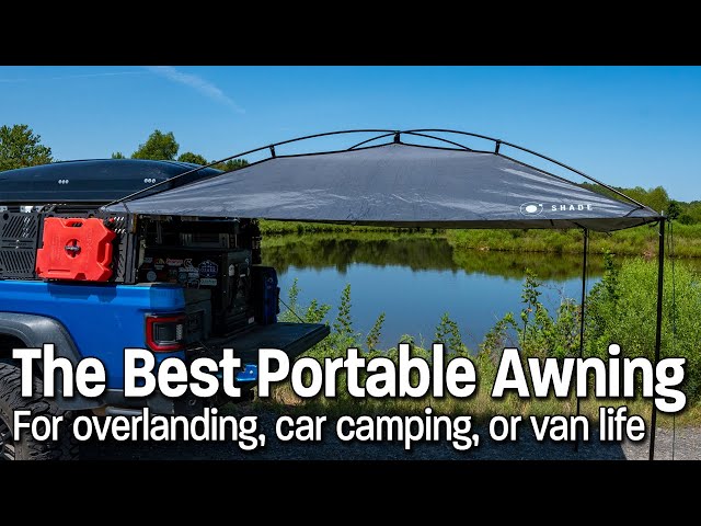 Moon Shade - The Best Portable Awning for Overlanding, Car Camping or Van Life