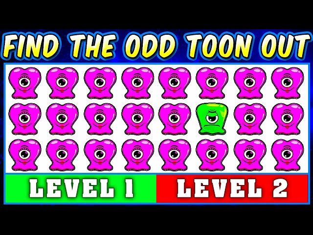 Find the Odd Toon Out | Emoji IQ Games #1 | Find the Odd One Out