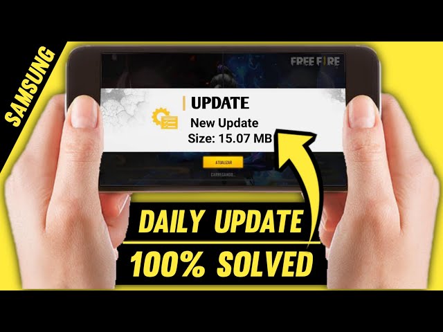 How to solve daily update problem in free fire Samsung | Fix daily update problem free fire Samsung