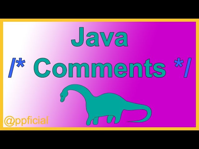 Java Comments - Single Line Block Style and Javadoc Comment By Example - Java Tutorial - Appficial