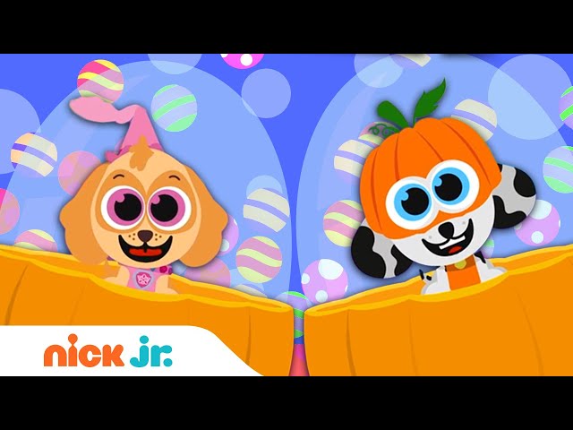 Fill 'Em Up #3 Halloween Edition 🎃🍬 w/ PAW Patrol! | Counting Game for Kids | Nick Jr.