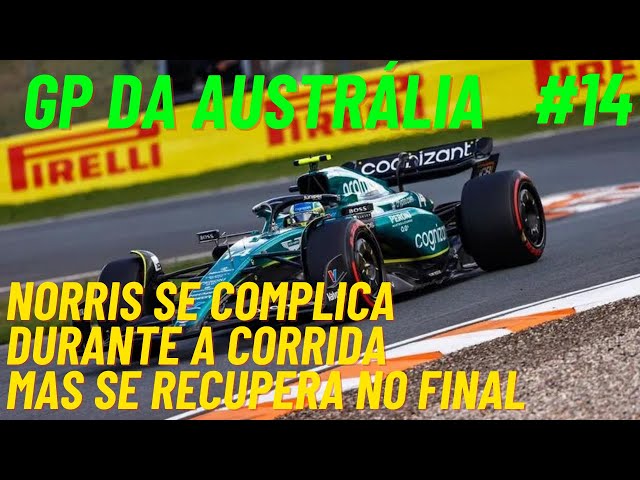 FÓRMULA 1 (AO VIVO) COM IMAGENS - CORRIDA COMPLETA – GP DA AUSTRÁLIA - F1 MANAGER 23 - PC #14