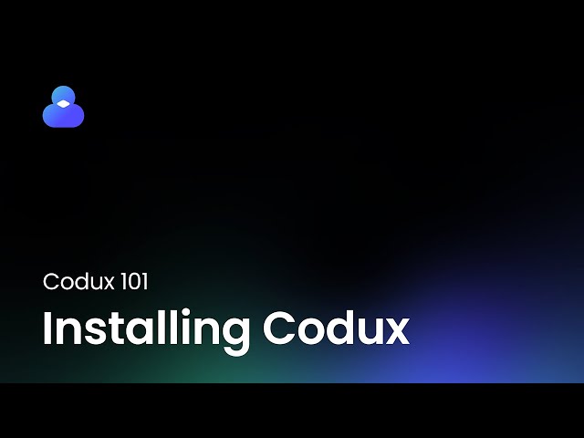 Installing Codux (part 2 of 6) | Codux 101 for Designers