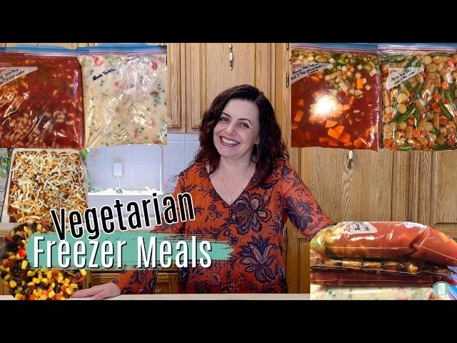 Vegetarian Freezer Meals | Budget Friendly Recipes