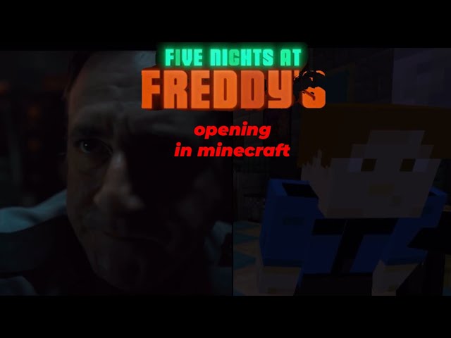 Five nights at Freddy’s movie opening in Minecraft (Bobs death in Minecraft)