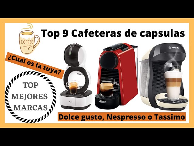 ☕Top 9 cafeteras de capsulas Dolce gusto, Nespresso o Tassimo. Cual elegir en 2021.