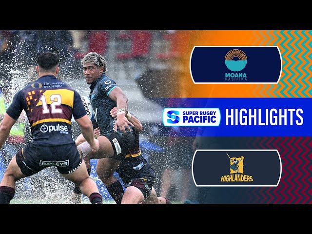 HIGHLIGHTS | MOANA PASIFIKA v HIGHLANDERS | Super Rugby Pacific 2024 | Round 11