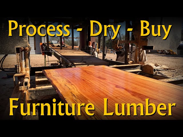 How Professionals Process and Dry Furniture Grade Lumber
