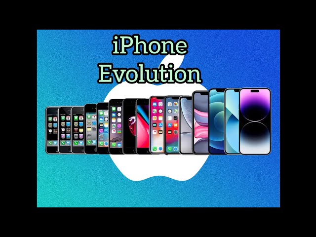 iPhone evolution series from the beginning