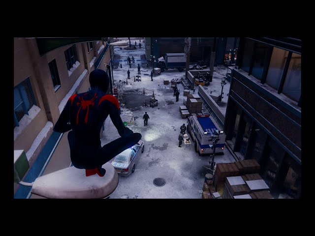 Distract Police Officer to Investigate this Clue Spider Man Miles Morales Walkthrough Robbers Target