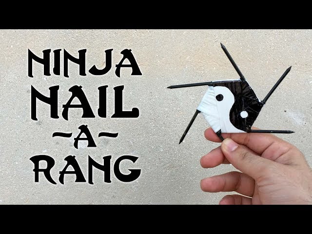 DIY Ninja Shuriken Homemade | Throwing stars | What the Hack #28