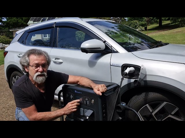 Bluetti AC300 and B300 charge EV car | Dave Stanton