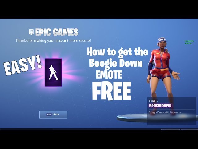 HOW TO GET THE BOOGIE DOWN EMOTE! (FREE) (EASY) (4 STEPS)
