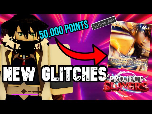 HOW TO GLITCH OUWIGAHARA, Dungeon Get Free Points!! Project Slayers Update 1.5 (NEW)!