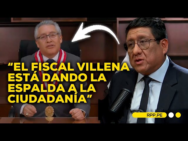 Héctor Ventura critica a Juan Carlos Villena por archivamiento de denuncia contra Martín Vizcarra