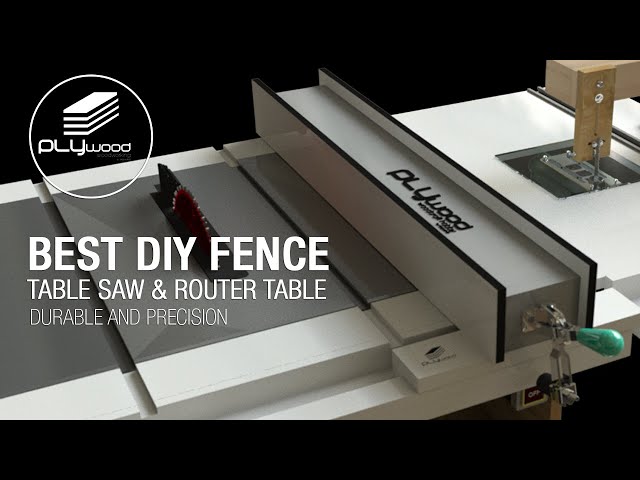 Homemade Table Saw Fence System - Easy Simple New Style fence table saw