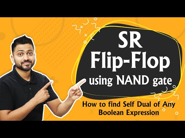 SR flip-flop using NAND gate | Digital Electronics