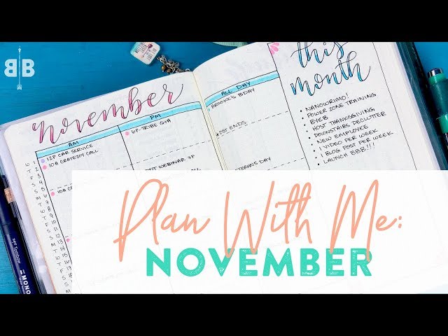 Plan With Me (kind of) #23: November!