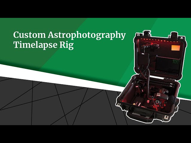 Rugged custom Canon DSLR Astrophotography Timelapse rig in Pelican case with powerbanks & CamRanger2