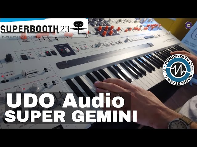 Superbooth 2023: UDO Super Gemini  - A Twin Engine Poly With Discrete Control -First Look