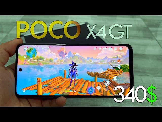 POCO X4 GT - Gaming Phone 340$ Test Game 120 FPS | Genshin Impact & PUBG New State
