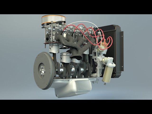 How is a car engine assembled