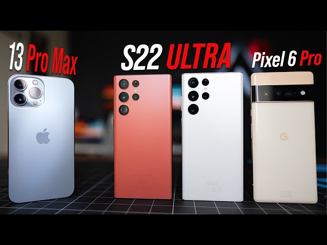 iPhone 13 Pro Max vs S22 Ultra vs Pixel 6 Pro 👑 Android takes the crown?