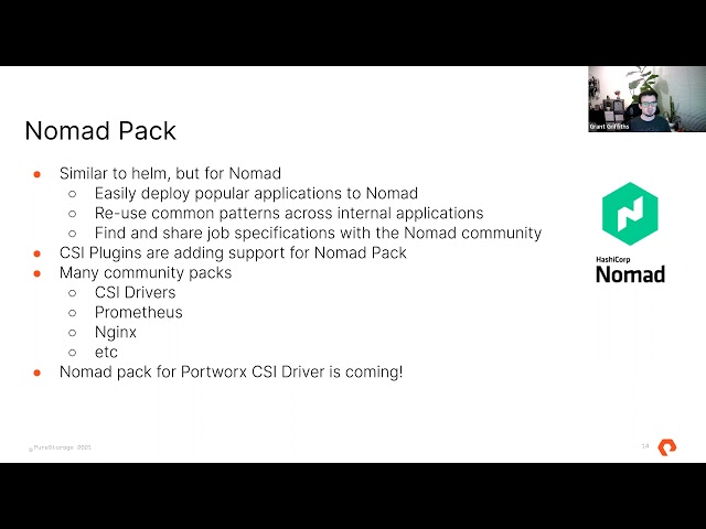Intro to Portworx CSI Driver - Persistent Container Storage on Nomad and Kubernetes