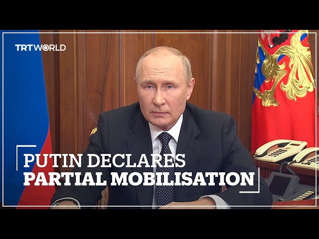 Putin announces partial military mobilisation