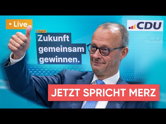 LIVE vom CDU-Parteitag: Rede von Friedrich Merz wird zu Bewährungsprobe