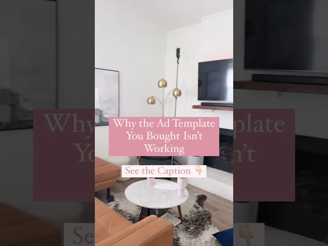 You bought a beautiful template for your Ads, but it’s not converting!