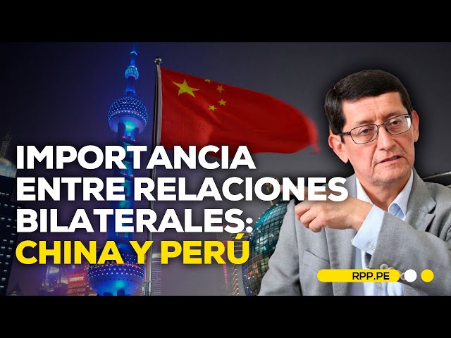 "China es el primer socio comercial del Perú", declaró Carlos Aquino