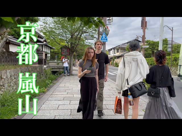 2024年5月15日 夕方の京都嵐山を歩く Walking in Arashiyama, Kyoto 【4K】