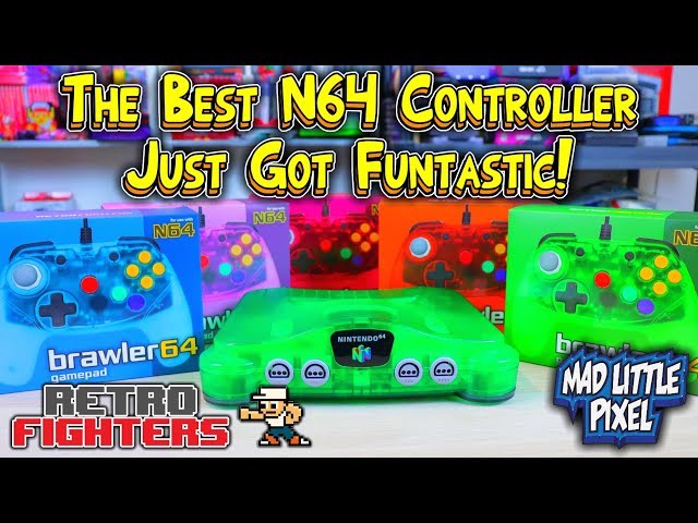 The Best N64 Controller Just Got Better! Brawler 64 Funtastic Colors From Retro Fighters Review!