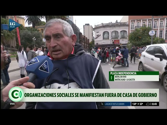 Organizaciones sociales comienzan a retirarse de la plaza Independencia
