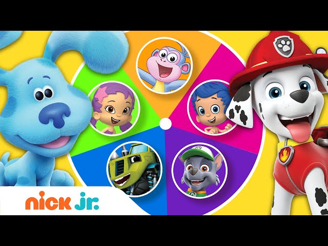 Guess the Missing Colors w/ PAW Patrol, Blue's Clues & Bubble Guppies! 🌈 | Color Game #9 | Nick Jr.